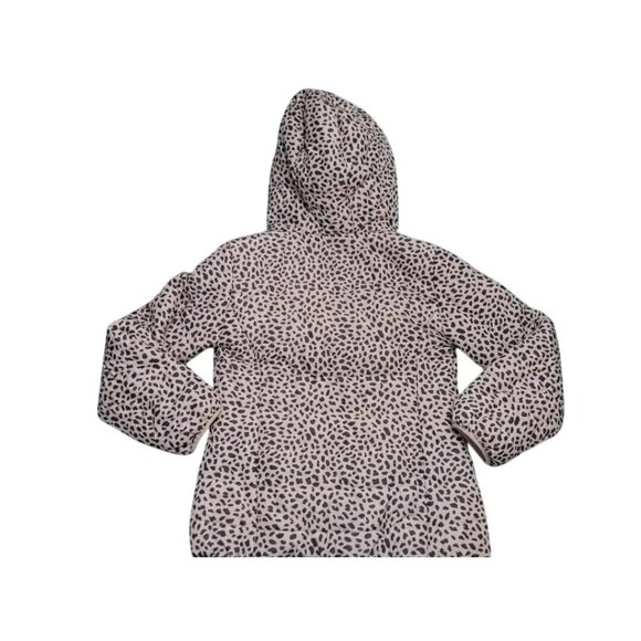 GAP GIRLS PADDED JACKET YOUTH XL 12 PUFFER COLOR WHITE /GRAY DARK PRIMALOFT - Picture 2 of 7